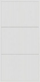 Scarpiera Sospesa Cannettata 3 Ante 50x30x103 Bianco Bali