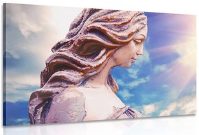 Quadro su tela – Angelo tra i raggi di sole