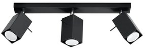 Faretto MERIDA 3 3xGU10/40W/230V nero