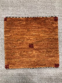 Gabbeh Tappeto persiano 40 x 40 Giallo (Iran) Annodato A Mano