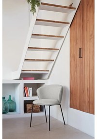 Set di sedie da pranzo grigio chiaro in imbottito 2 pz Add – Teulat