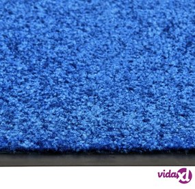 vidaXL Zerbino Lavabile Blu 90x120 cm