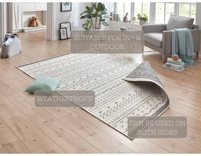 Tappeto da esterno grigio e crema , 150 x 80 cm Kuba - NORTHRUGS