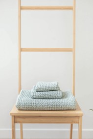 Set asciugamani in cialda di lino - Sage Green