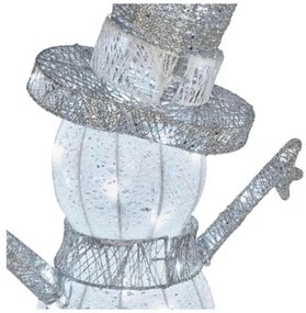 Decorazione natalizia a LED per esterno 80xLED/3,6W/230V IP44 82 cm pupazzo di neve