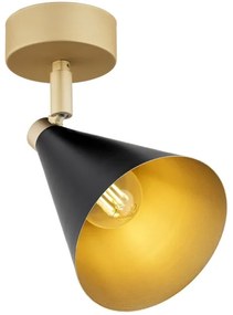 Argon 8279 - Faretto LUCINDA 1xE14/7W/230V nero/oro