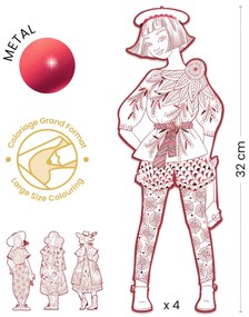 Disegni da colorare per piccoli stilisti - Fiodor & amiche
