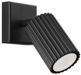 Sollux SL.1578 - Faretto da parete KARBON 1xGU10/10W/230V nero