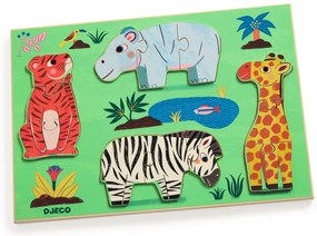 Puzzle in legno - animali selvatici