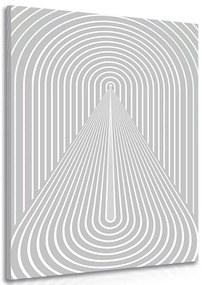 Quadro su tela – Prospettiva dell'arcobaleno Mid-Century