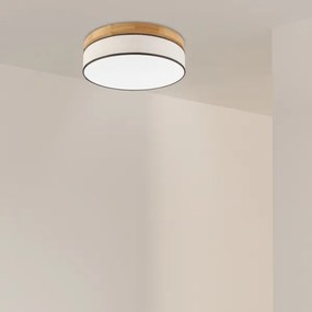 Brilagi - Plafoniera LED BELLADONNA LED/36W/230V Ø 40 cm crema/rovere