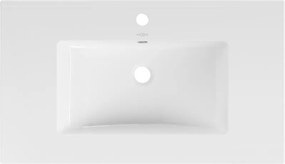 Mexen Atena lavandino incassato nel piano 80 x 46 cm, bianco - 25018000