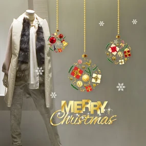 Palle merry christmas | Vetrofania