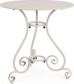 Tavolino da giardino rotondo in acciaio ø 70 cm Etienne – Bizzotto