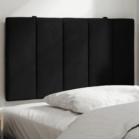 Cuscino Testiera Nero 80 Cm İn Velluto /
