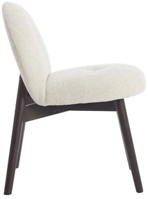 Set di sedie da pranzo color crema in imbottito 2 pz Sinosa – Light &amp; Living