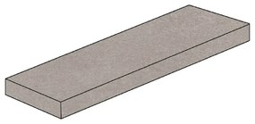 Piastrella da pavimento e rivestimento esterno 30 x 60 cm Sp. 9.5 mm rettificato Patagonia angolo in gres naturale grigio opaco traffico medio (pei 2/5)