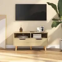 Mobile TV Rovere Sonoma 90x40x48,5 cm in Truciolato