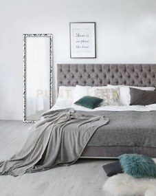 Hanni specchio da parete con cornice sfaccettata con ganci x instal...