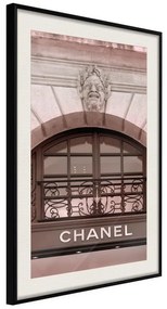 Poster  Chanel  Cornice Quadri Cornice nera con pass-partout, Larghezza x Altezza Home decor 20x30