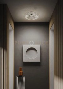 Filo lampada da soffitto diametro 80cm cipria opaco a led 3000k 50...