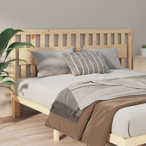 Testiera Per Letto 125,5x4x100 Cm İn Legno Massello Di Pino /