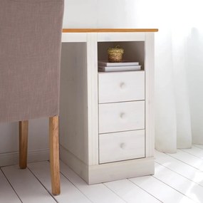 Scrivania con piano in legno di pino 50x140 cm Anita - Støraa