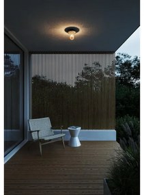 Nordlux - Plafoniera da esterno JANUKA 1xE27/60W/230V IP54 nero