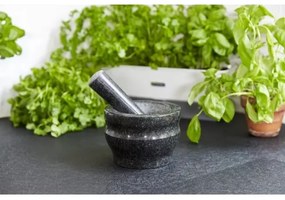 Cole&amp;Mason - Mortaio in granito con pestello GRANITE diametro 18 cm granito/nero