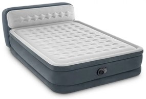 64448ND DuraBeam UltraPlushHeadboard Letto ad aria (l x l x a) 236 x 152 x 86 cm Bianco, Grigio - Intex