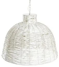 Lampadario DKD Home Decor Bianco Dorato Ferro 50 W 51 x 51 x 38 cm