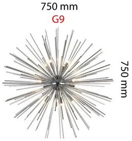 Azzardo AZ2119 - Paralume design per lampadario G9, Ø 750 mm