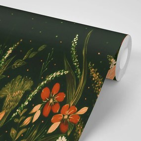 Carta da parati – Ornamento floreale