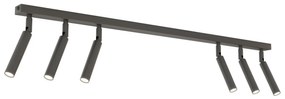 Lampadario Orientabile da soffitto IVI 6 Black