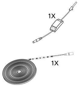 Eglo 99717 - Striscia LED STRIPE 2m LED/10,8W/24V