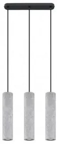 Lampadario a Sospensione in Cemento Leggero 3xGU10 LUVO 3 da interno