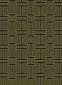 Coordonne Tapete Grid - Olive