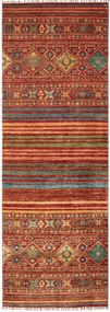 Samarkand Tappeto 300x100 Rosso (Pakistan) Annodato A Mano