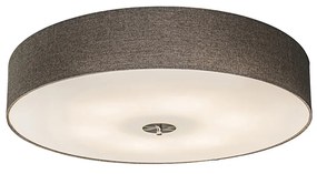 Lampada da soffitto intelligente color tortora 70 cm incl. 6 lampadine WiFi A60 - Drum Jute