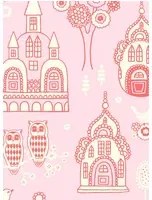 Majvillan Tapete Palace Garden - Pink/ Red/ Cream White
