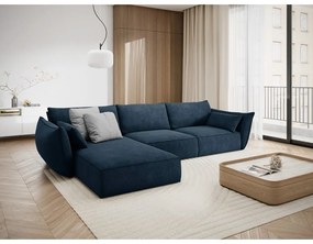 Divano angolare blu scuro (angolo sinistro) Vanda - Mazzini Sofas