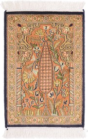 Cashmere Silk Tappeto 30 x 50 (Indian) Annodato A Mano