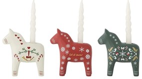 Portacandele in set in poliresina 3 pz Siffer – Bloomingville