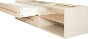 Letto da bambini beige con contenitore rete non inclusa 90x200 cm Captain – Roba