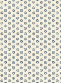 GP & J Baker Carta da parati Court Buttons - Blue