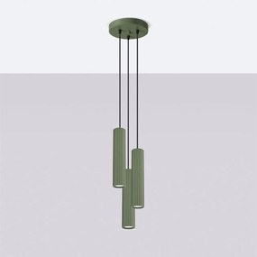 Lampada a Sospensione 3xGU10 in Alluminio KARBON 3P