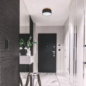 Brilagi - LED Plafoniera BELLADONNA 1xE27/15W/230V nero/pino