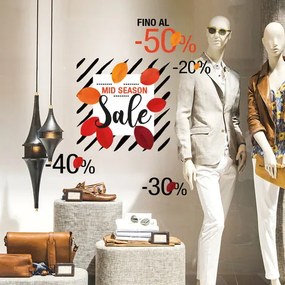 Red Mid Season sale | Vetrofania