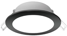 Aigostar - Lampada LED da incasso per bagni LED/4,8W/230V 3000K nero IP65