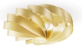 Plafoniera Moderna Flat Polilux ® New Gold 1 Luce E27 D50Cm